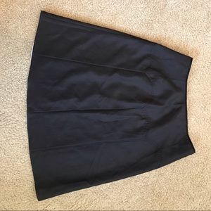 Silk skirt French blue